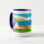 Irische Hütte mit Tasse (Vorderseite Links)