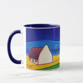 Irische Hütte nachts mit der Rasen-Tasse Tasse (Links)