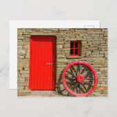 Irische Hütte Postkarte (Vorne/Hinten)