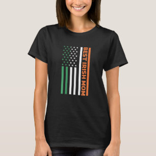 Irische irische Mutter Irische Flagge Bestes Irin T-Shirt
