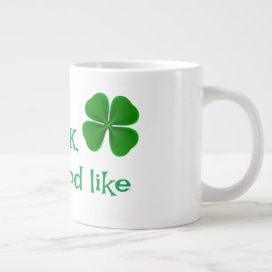 Irische "It's be Grand"-Tasse. Patricks Tagesgesch Jumbo-Tasse