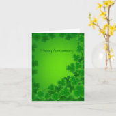 Irische Jahrestagskarte Karte (Gelbe Blume)