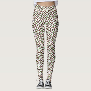 Irische Kaffebohnen und Kleeblätter Lustiges Desig Leggings