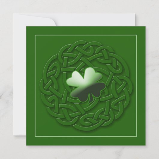 Irische Karte/Einladung - IT personalisieren Einladung (Vorderseite)