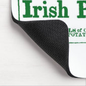 Irische Kartoffel-Zeitungsannonce-zivile Kriegsära Mousepad (Ecke)