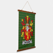 Irische Keigans oder McKeehan Wappen Familienwappe Wandteppich Mit Holzrahmen (Gewinkelt)