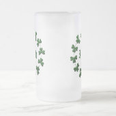 Irische Kleeblatt-Tasse 2 Mattglas Bierglas (Mittel)