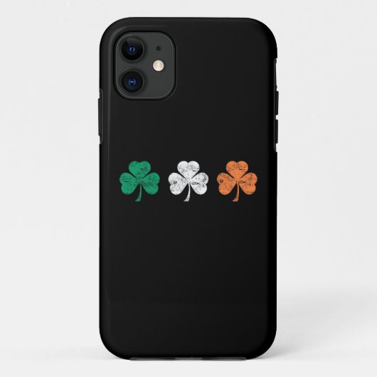 irische Kleeblätter Case-Mate iPhone Hülle (Rückseite)