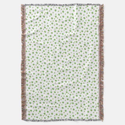 irische Kleeblätter Decke (Vorderseite Vertikal)
