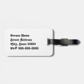 Irische Kleeblätter Gepäckanhänger (Rückseite horizontal)