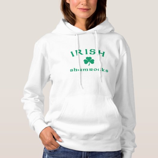 irische Kleeblätter Hoodie (Vorderseite)