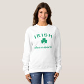irische Kleeblätter Sweatshirt (Vorne ganz)