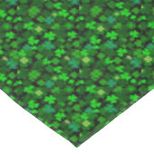 irische Kleeblätter Tischdecke (Schrägansicht)
