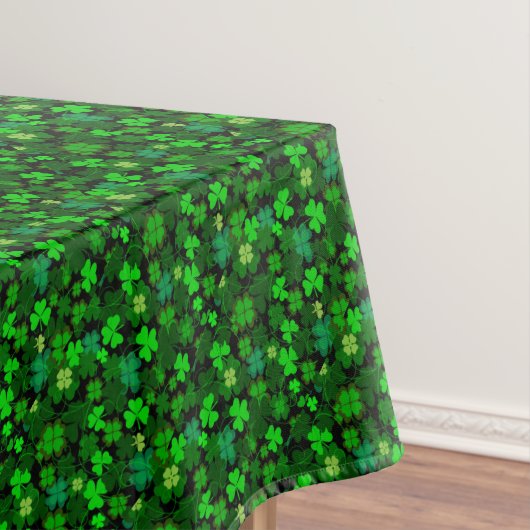 irische Kleeblätter Tischdecke (Beispiel)
