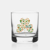 irische Kleeblätter Whiskyglas (Rückseite)