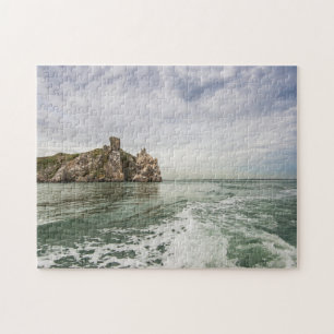 Irische Klippen unter einem bewölkten Himmel Puzzle
