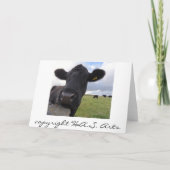 Irische Kuh! Karte (Rückseite)