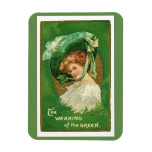 Irische Lady Magnet