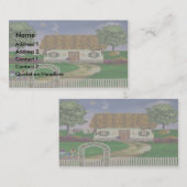 Irische Land-Hütten-Visitenkarten Visitenkarte (Vorne/Hinten)