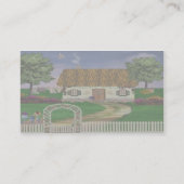 Irische Land-Hütten-Visitenkarten Visitenkarte (Rückseite)