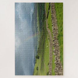 Irische Landschaft als Puzzle