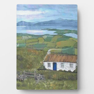 Irische Landschaft Bantry Bay Irland Plakette Fotoplatte