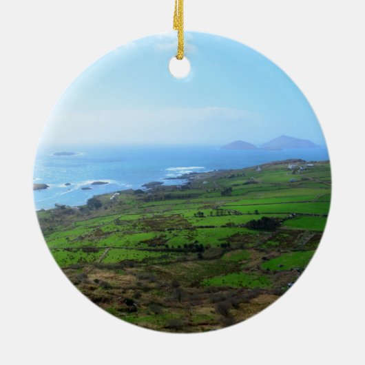 Irische Landschaft Keramikornament (Hinten)