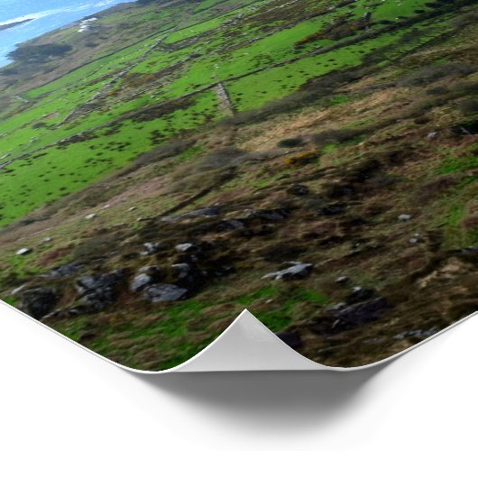 Irische Landschaft Poster (Ecke)