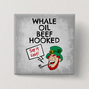 Irische Lektion: Whale Oil Beef Hooked Leprechaun Button