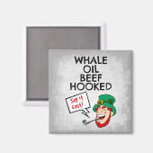 Irische Lektion: Whale Oil Beef Hooked Leprechaun Magnet (Vorderseite/Rückseite)