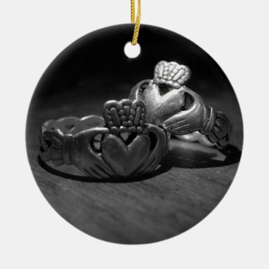 Irische Liebe Keramikornament (Vorne)