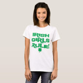 IRISCHE MÄDCHEN-REGEL! T-Shirt (Vorne ganz)