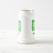 Irische Mädchen trinken Team St Patrick's Day Bierglas (Mittel)
