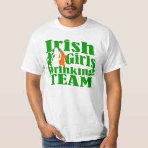 Irische Mädchen trinken Team St Patrick's Day T-Shirt