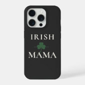 Irische Mama Shamrock  iPhone Hülle (Rückseite)
