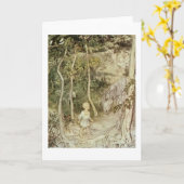 Irische Märchen (freier Raum nach innen) Karte (Gelbe Blume)