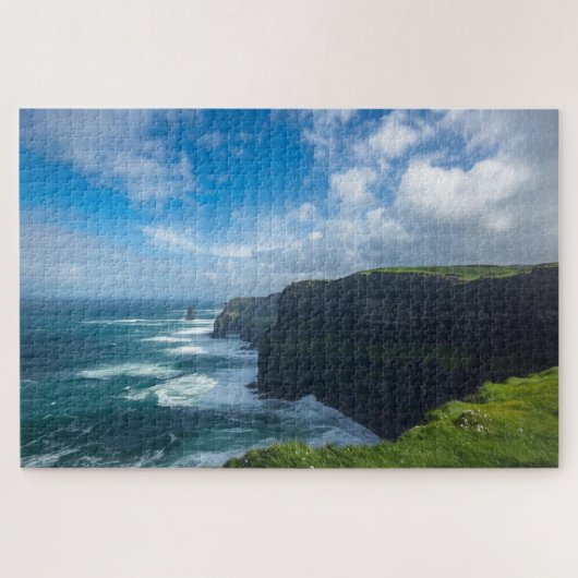 Irische Ozeanklippen-Jigsaw-Puzzle Puzzle (Horizontal)