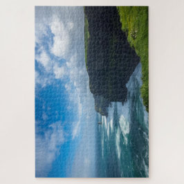 Irische Ozeanklippen-Jigsaw-Puzzle Puzzle