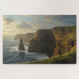 Irische Ozeanklippen-Jigsaw-Puzzle Puzzle