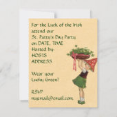 Irische Party Einladungen (Rückseite)