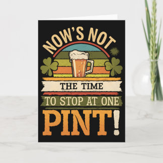 Irische Patty's Grüne St Paddy Lustige Saint Patri Karte