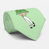 Irische Pin-Up-Dame mit Bierliebe Krawatte (Gerollt)