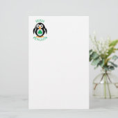 Irische Pinguine Briefpapier (Stehend Vorderseite)