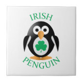 Irische Pinguine Fliese (Vorderseite)
