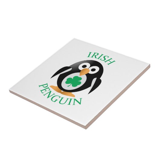 Irische Pinguine Fliese (Seite)