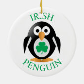 Irische Pinguine Keramikornament (Hinten)