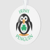 Irische Pinguine Ornament (Vorderseite)