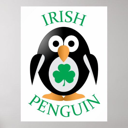 Irische Pinguine Poster (Vorne)