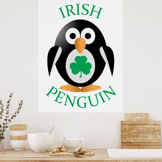 Irische Pinguine Poster (Küche)