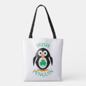 Irische Pinguine Tasche (Rückseite)
